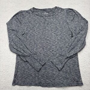 Ann Taylor Loft Long Sleeve Shirt Grey Women's Size Small